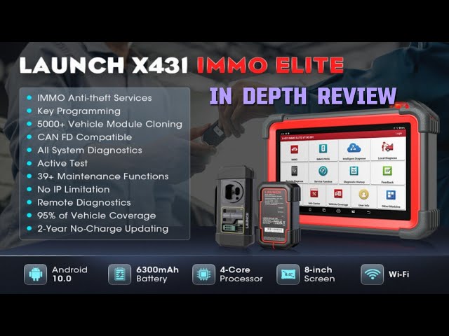 LAUNCH X431 IMMO ELITE Key Programmer with X-Prog3 2 Years Free Update