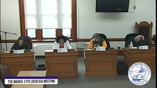The March 17th 2026 Industrial Development Agency Meeting