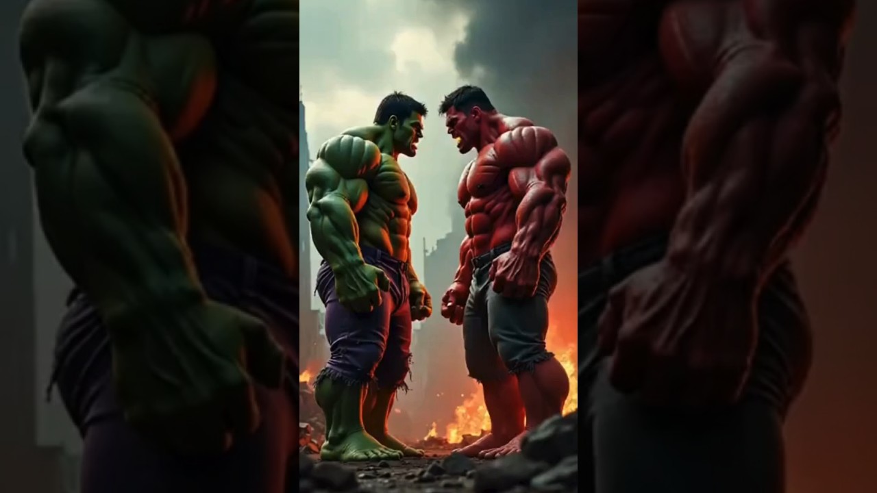 Epic Hulk Fusion Beast: Red Hulk + Hulk Merge | Cinematic Short