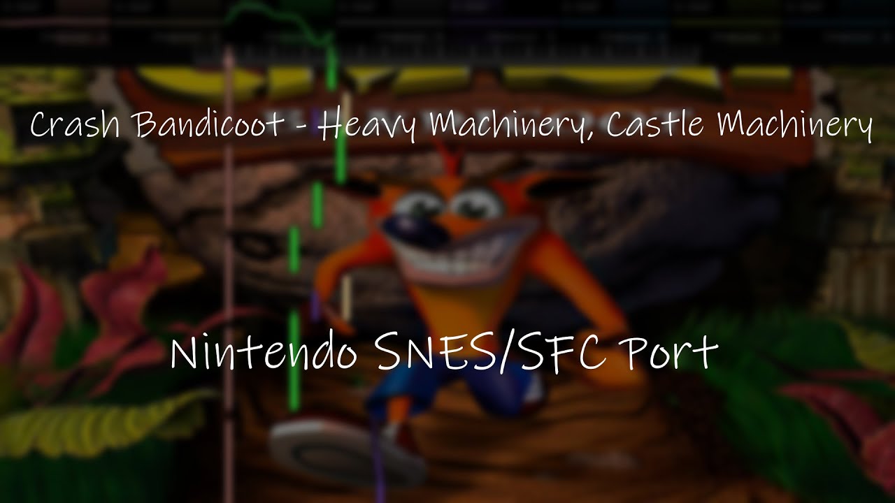 Crash Bandicoot Heavy Machinery, Castle Machinery (Nintendo SNES/SFC