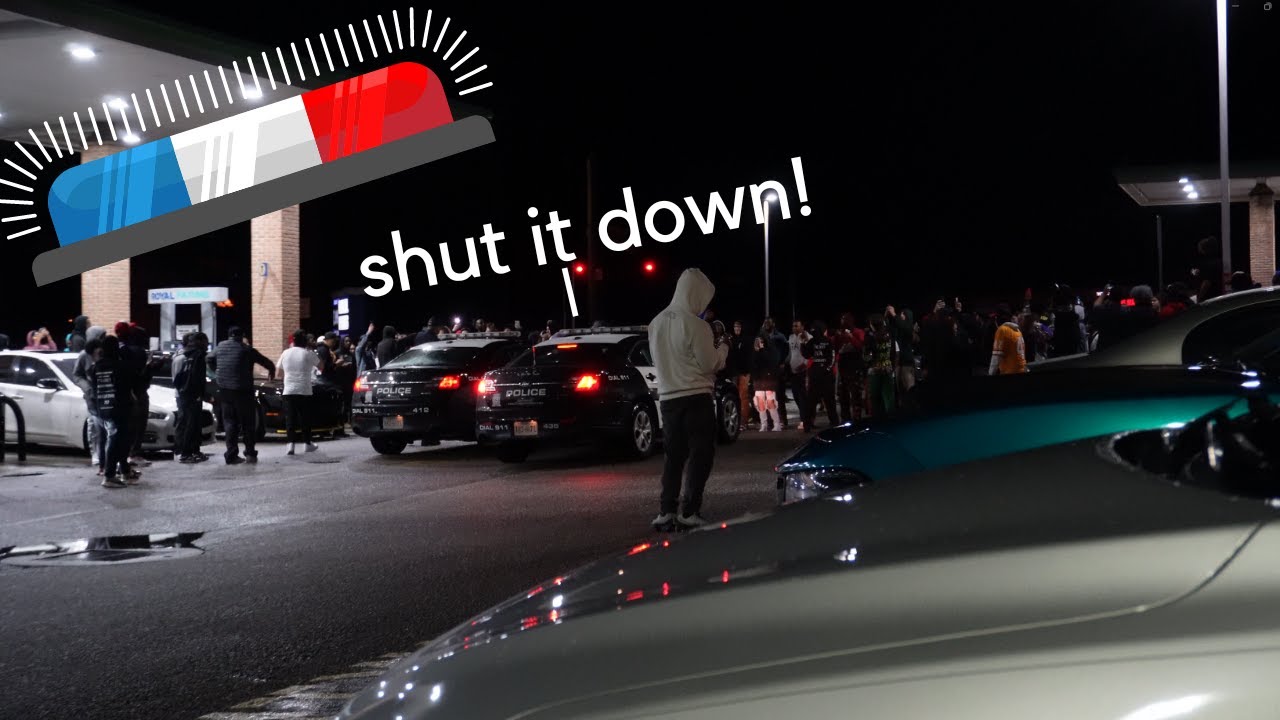 2023 NEW YEARS VLOG *COPS SHUT DOWN THE CAR MEET - YouTube
