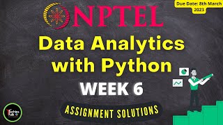 NPTEL Data Analytics with Python Week 6 Quiz Assignment Solutions | Jan 2023 |  IIT Roorkee