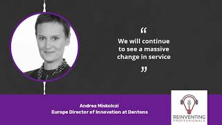 Ari Kaplan Interviews Andrea Miskolzci of Dentons for the Reinventing Professionals podcast.
