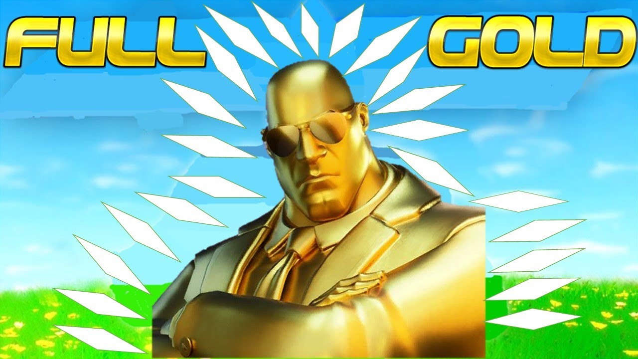 I GOT THE FULL GOLD BRUTUS!!!! Fortnite Battle Royale YouTube