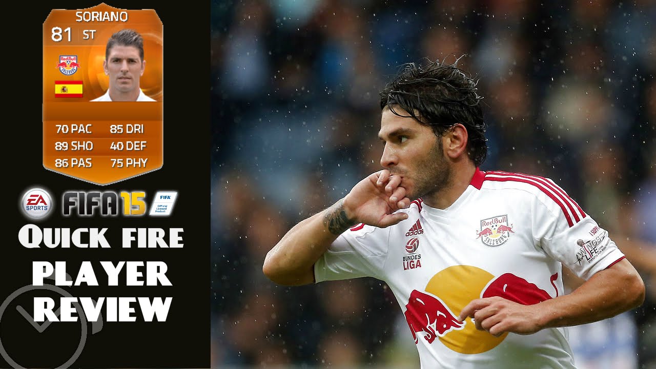 FIFA 15 QUICK FIRE PLAYER REVIEW | MOTM JONATHON SORIANO 81 RATED!