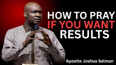 How to Pray for Violent Results | Apostle Joshua Selman Secrets to Breakthrough Prayer