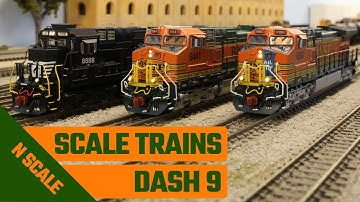 Scale Trains N Scale Dash 9 Full Review
