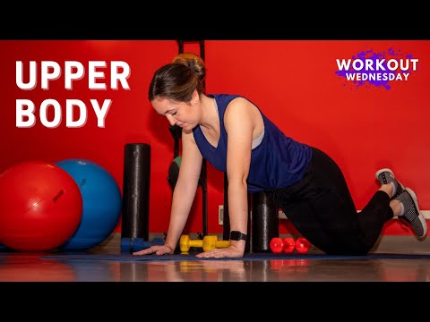 Upper Body Bodyweight / At-Home Workout || Workout Wednesday UIUC