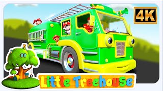 wheels on the fire truck more sing along songs for kids by little treehouse