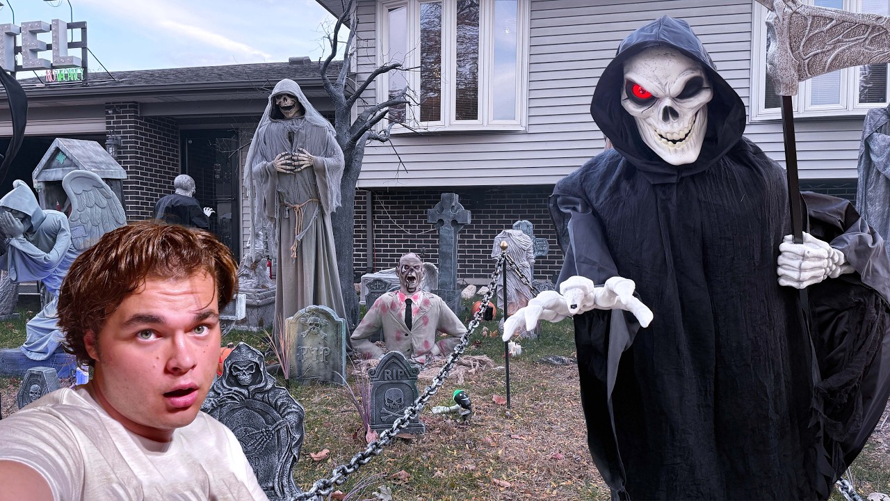 Прохождение Хэллоуинской выставки 2025 года «День и ночь» (Многие аниматроники на Хэллоуин)