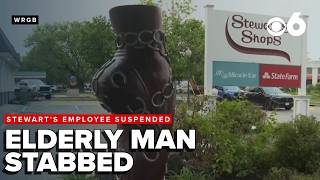 Stewart's employee suspended, accused of stabbing elderly man