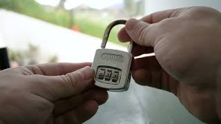 Decoding ABUS 160/40 padlock using a thin piece of tin | ASMR