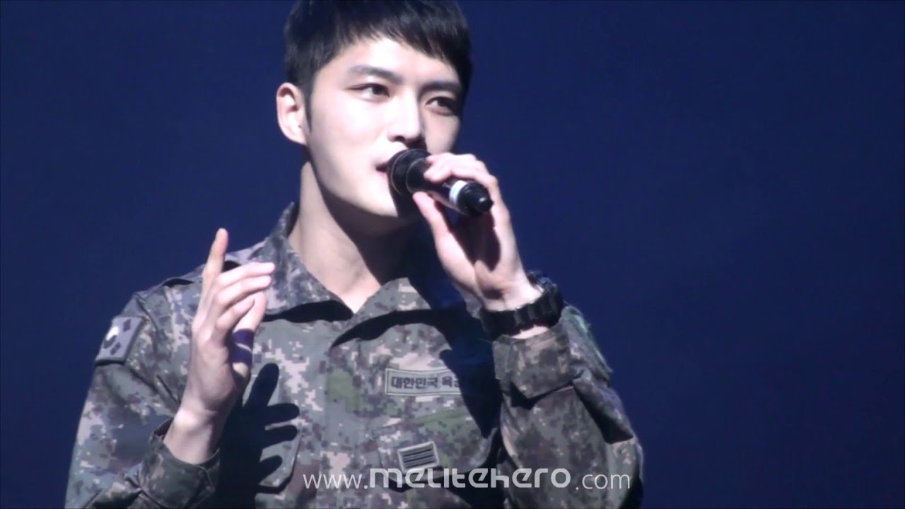 160415 재중(Jaejoong)  - 왼손잡이 (군악대 순회공연)