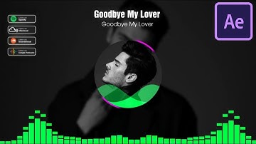 Sóng Nhạc After effect avee Player hình tròn chạy viền cực đẹp - Template After Effect Music