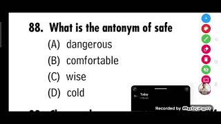 What is the antonym of safe?