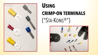 Installing Sta-Kons (insulated crimp-on terminals: ring terminals and ferrules) by Russian Sparky 4,167 views 4 years ago 9 minutes, 6 seconds