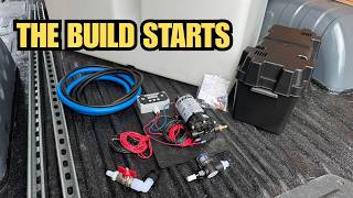 Building My Solo Window Cleaning Van Set Up | Part 2 - The Frame