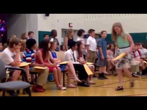 Andrew's moving up ceremony from Schuylkill Elementary School.