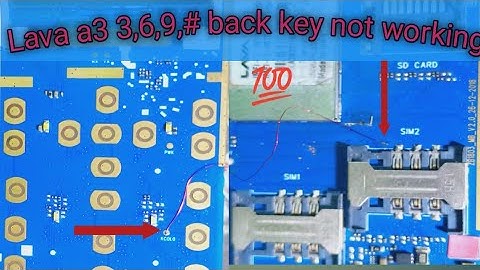 Lava a3 3,6,9,# key not working solution 100% solution