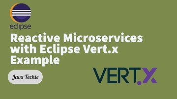 Reactive Microservices with Eclipse Vert.x Example | Java Techie