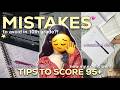Avoide these *MISTAKES* in 10th grade. 📉☹️ (tips to score better, my mistakes, my percentage etc)
