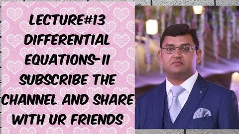 Lecture#13 Ex#10.10 Q#3,4 Power Series solutions of 2nd Order Linear ODEs about Ordinary Points