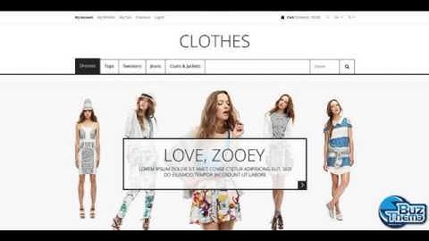 Tutorial Responsive Clothes Store Magento Theme by Buztheme.com