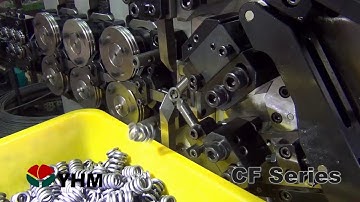 CNC Spring Machine CF-330 - WD 3.2mm Compression Spring - 160 pcs/min - YHM