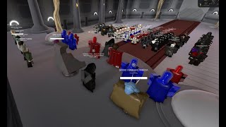 The Galactic Empire (TGE) Rally - Imperial Palace Coruscant - ROBLOX - Star Wars