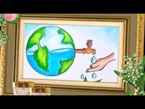 رسم موضوع نقطة ماء تساوى حياه