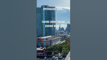 Boost Your Productivity: The Power of Short Breaks 🛠️✨