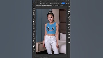 Photoshop Trick - Best Way to Add Design on T Shirt - #shorts #photoshop