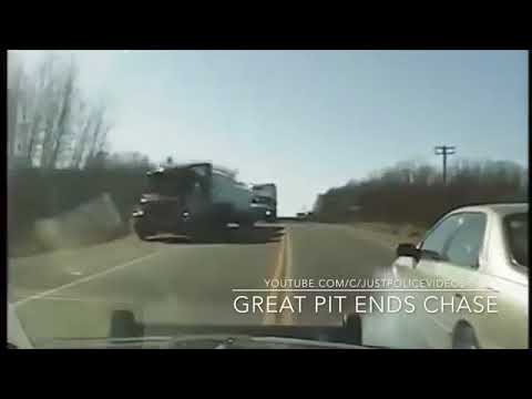 Police Chase Ends with Awesome Pit - YouTube