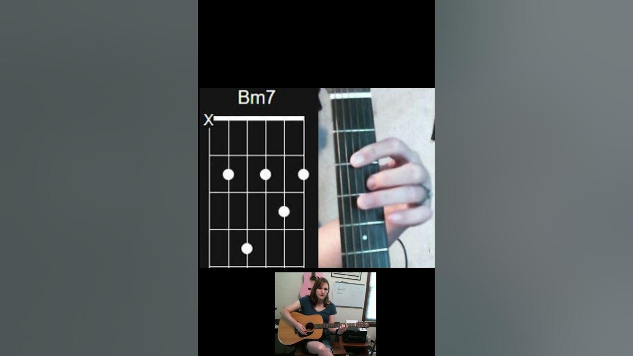Guitar Lesson: The B Minor Seven chord. #guitar #lesson #chord #shorts ...