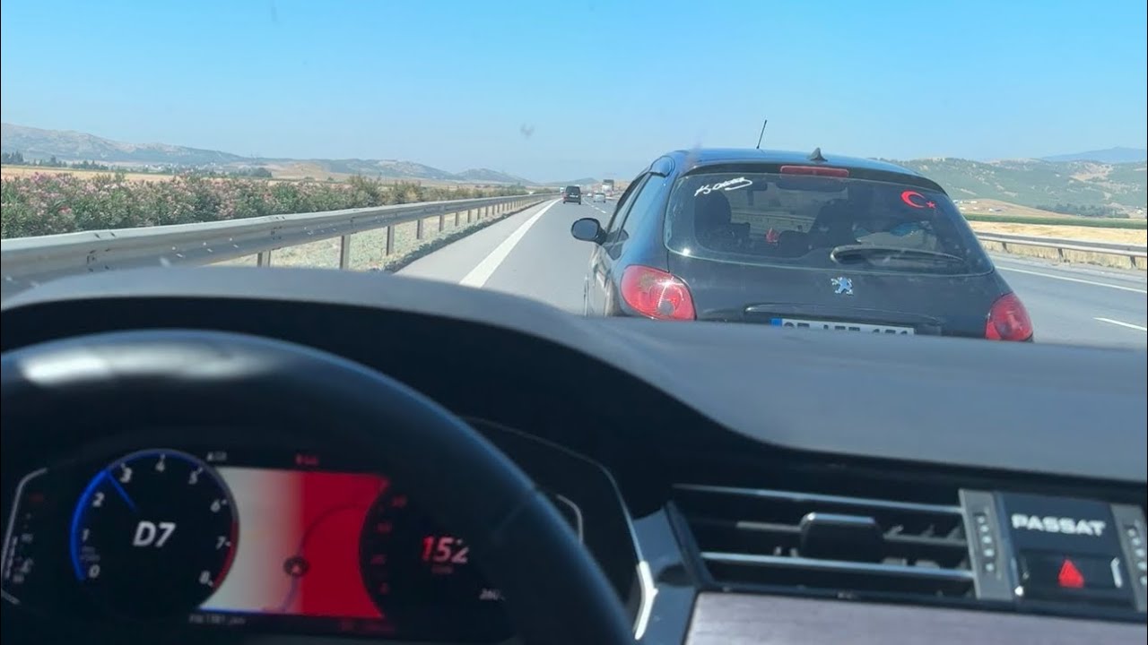 Passat ile otobana giriş. Narlı Nurdağı otobanı. #gaziantep #araba #uzunyol #passat #adıyaman