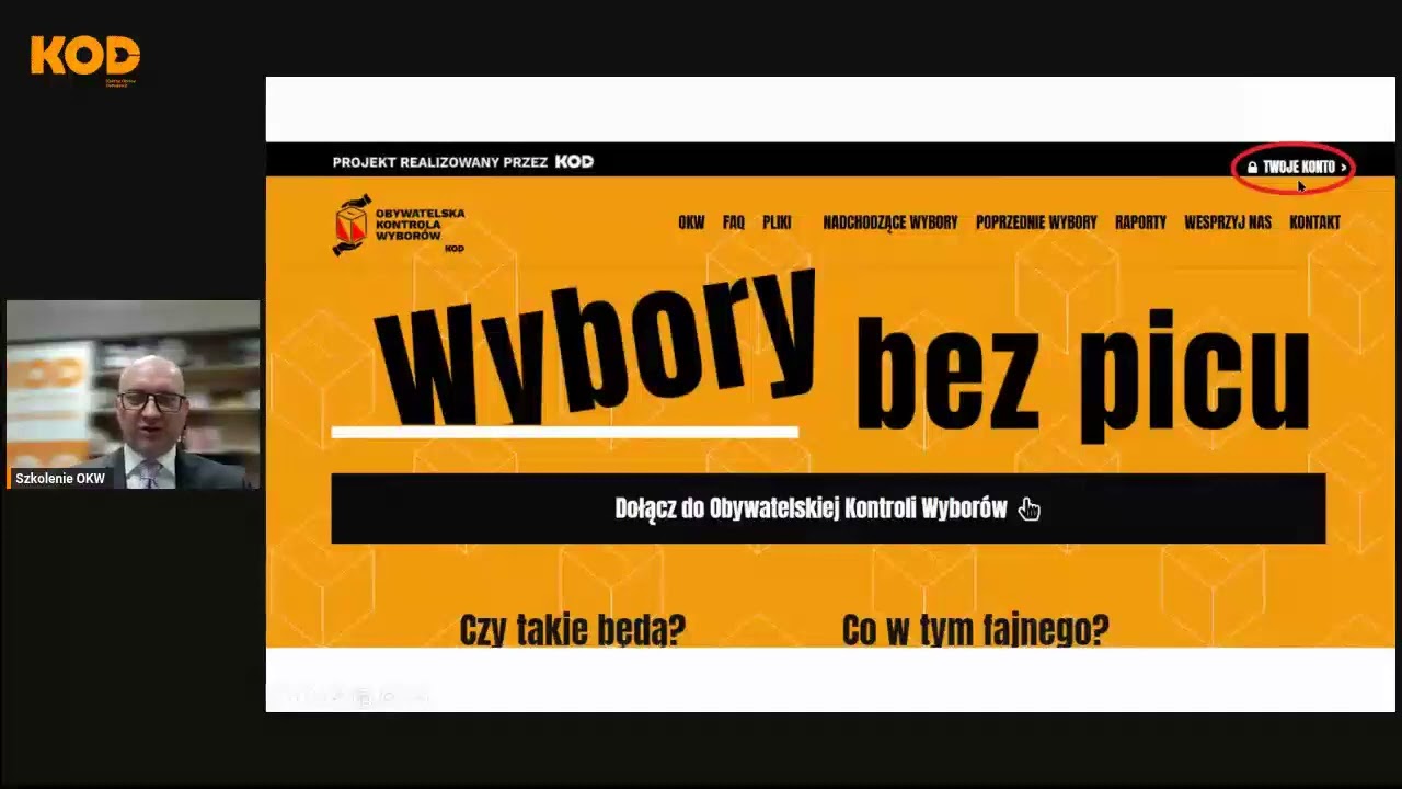 Szkolenie dla obserwatorów(ek) społecznych OKW - 1. System informatyczny