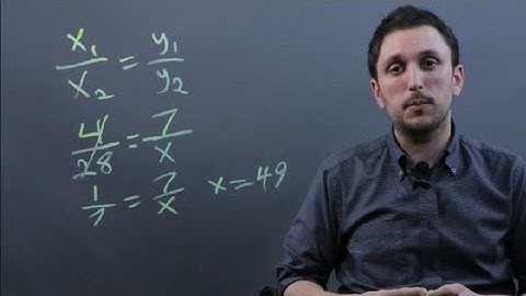 How to Cross Multiply to Solve Simple Proportions : Math & Geometry Tips