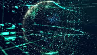 Free Hd video background digital planet