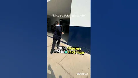 Students staged a fake fight to surprise their beloved teacher... It's Beautiful ❤️
