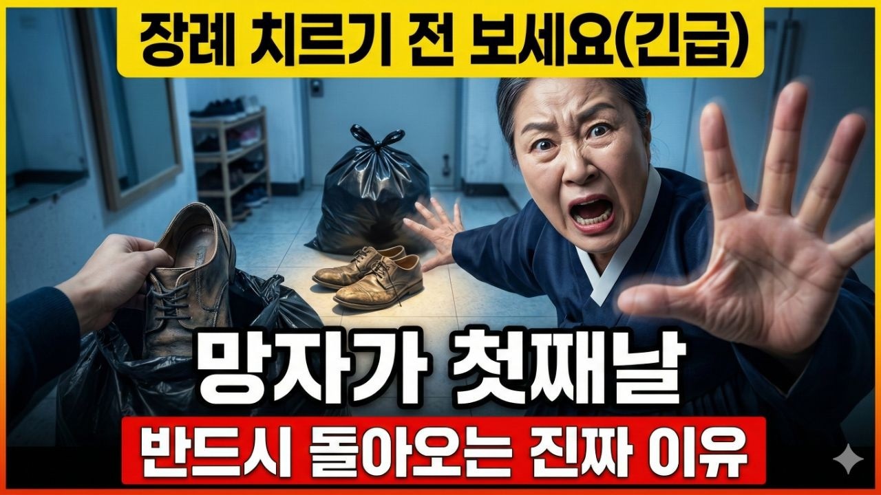 긴급! 망자가 첫째날 집으로 반드시 돌아오는 진짜 이유 4가지 (이것 모르면 조상복 돈복 다 날아갑니다) | 절대 하면 안 되는 치명적 실수, 풍수 운세 만월보살