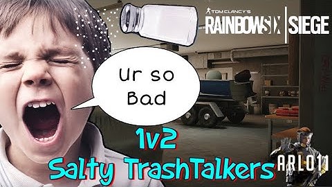1v2 Against Salty Trashtalkers! - Rainbow Six Siege