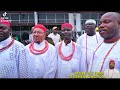 welcome the Oba of Benin at Benin Airport