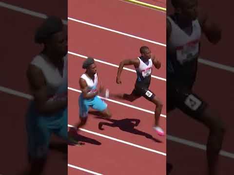 Noah Lyles turns on the NOS 😱 #shorts