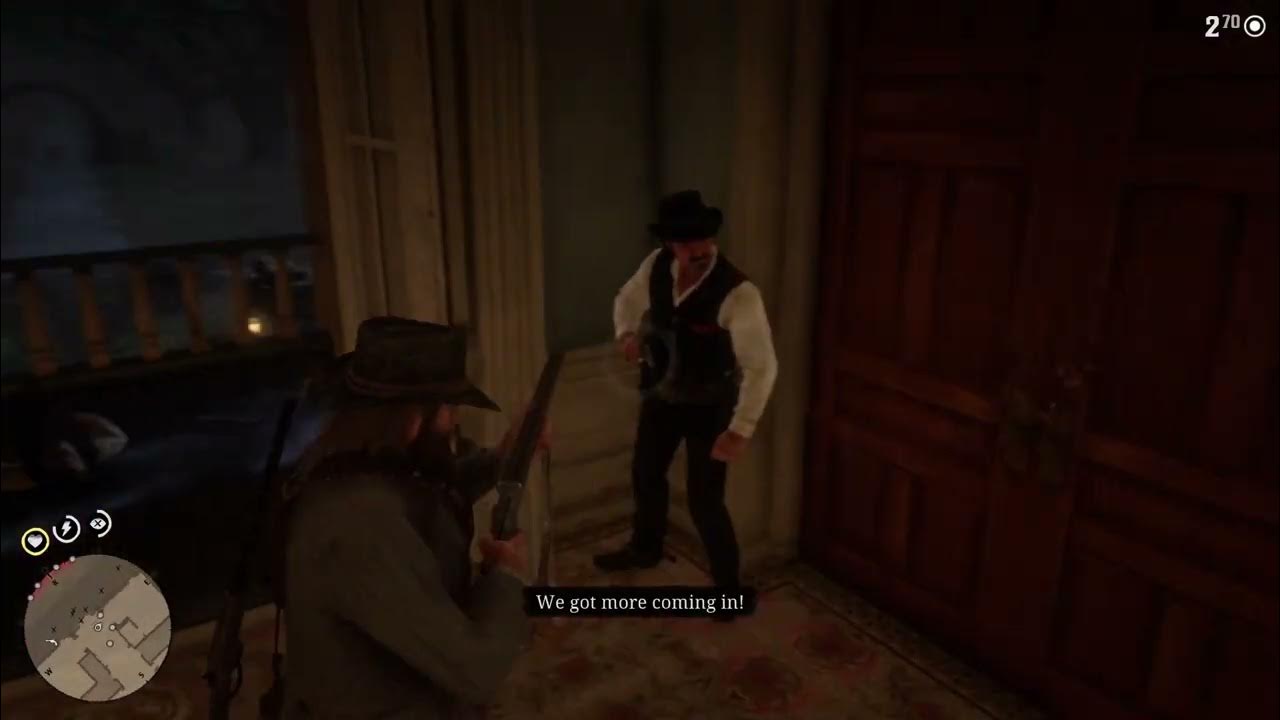 RDR2 Burning down Braithwaite manor YouTube