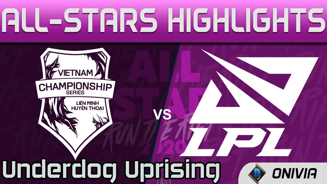 VCS vs LPL Highlights Underdog Uprising LoL All Stars 2020 by Onivia