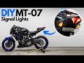 My Custom Yamaha MT-07 Signal Lights!