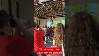 from my Livestream at Backwoods Bash - Dillon Hanley performs Down with the sickness #dillonhanley