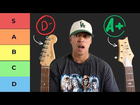 I ranked every guitar in my collection
