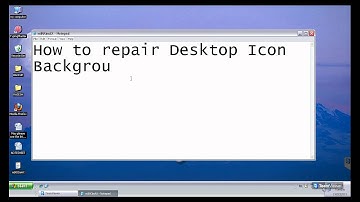 How to remove background color from Desktop Icon
