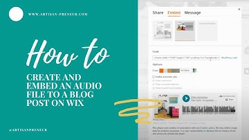 HOW TO  Create and Embed an Audio File to a Wix Blog Post - Step-by-Step Tutorial